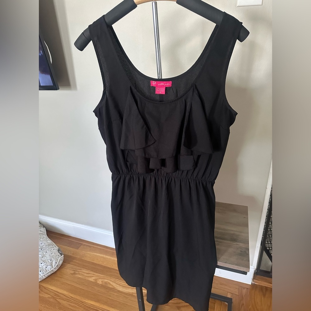 Ultra Pink Black Dress